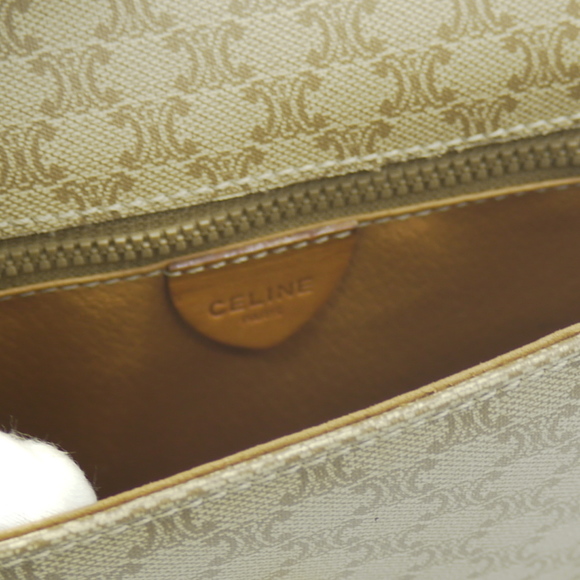 Celine Macadam Pattern Cadena Motif Turn Lock Pochette Shoulder Bag - Picture 9 of 9